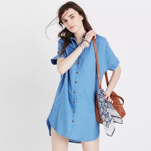 Madewell Dresses & Skirts - Madewell Indigo Central Shirtdress - Size XS